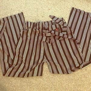 Black and white pants